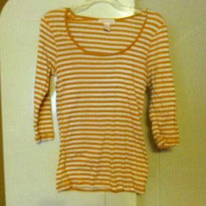 Yellow striped top