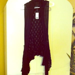 Long sweater cardigan