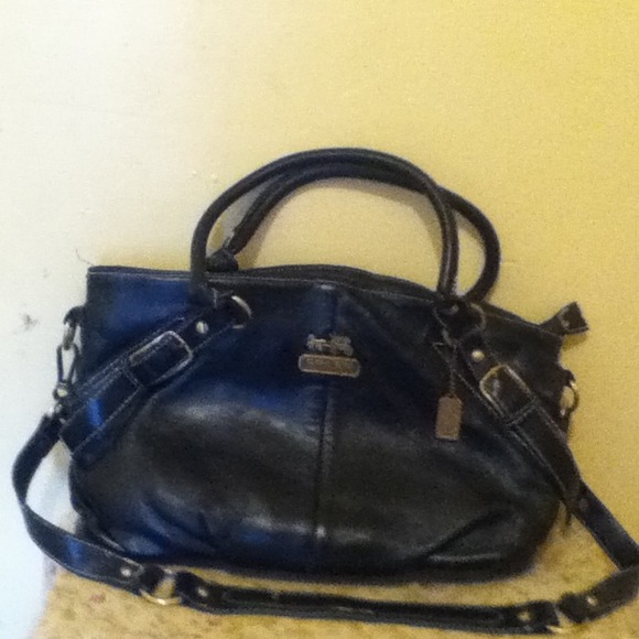 Authentic black coach purse