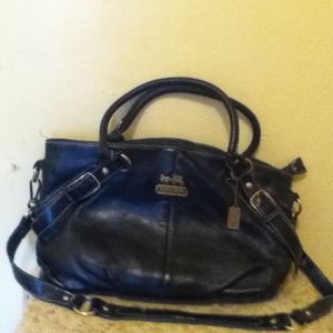 Authentic black coach purse