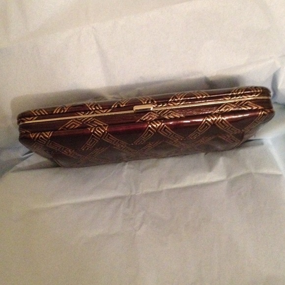 ❤️HP❤️Brown and Gold Clutch - Picture 3 of 4