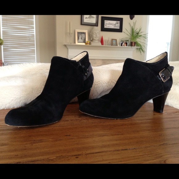 Cole Haan Boots - Cole Haan/Nike Air Suede Booties