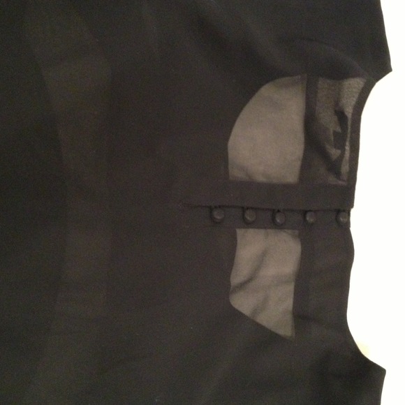 ⚡Sold⚡American eagle dressy black top - Picture 3 of 4