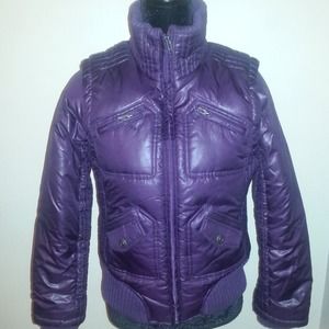 Price✂ Purple puff coat