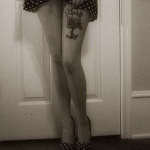 Black and white polka dot heels!