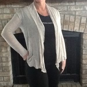 Ambiance apparel grey cardigan