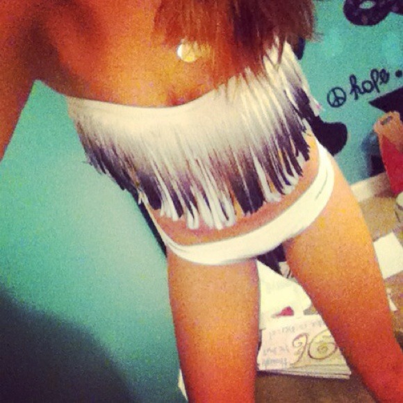 Fringe bathing suit brand new **reserved***