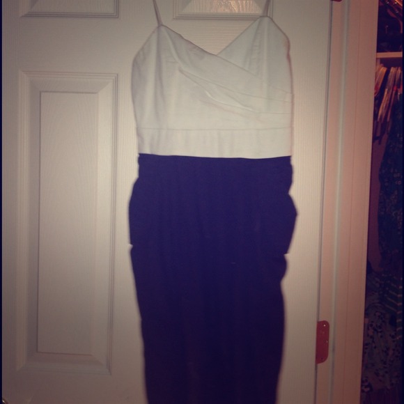 Navy/white nautical spring dress.