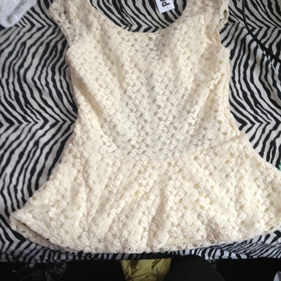 White lace top