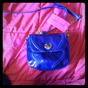Betsey johnson crossbody metalic bag