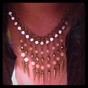 Urbanoutfitters necklace with spikes
