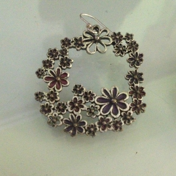 Dangle earrings.