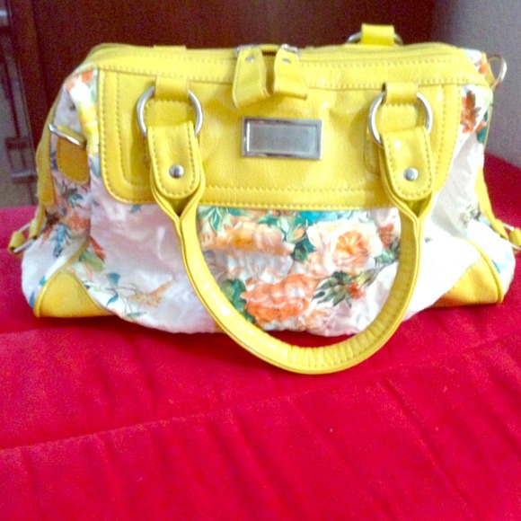 Yellow handbag