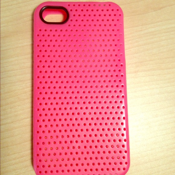 iPhone 4/4s Griffin hot pink rubber silicone case