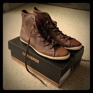 Converse Leather High Tops