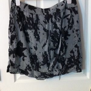 Grey and black wrap style skirt!!
