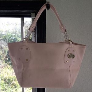 NEW light pink D&G trapeze bag purse tote large