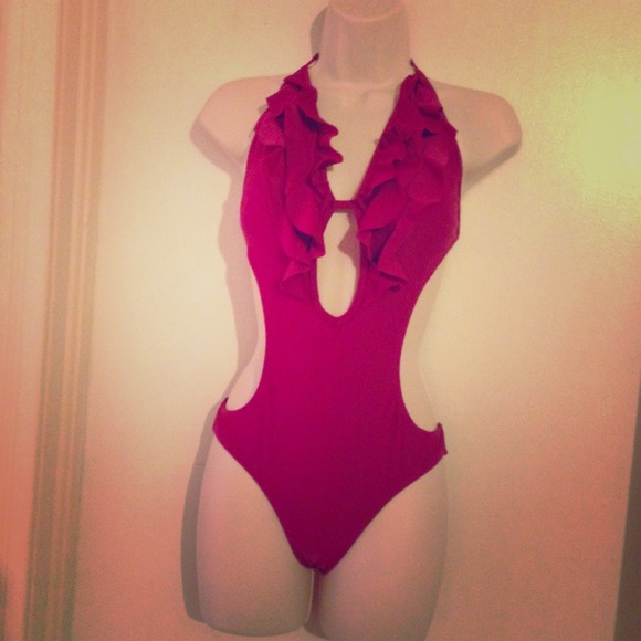 Sexy Fuchsia Monokini
