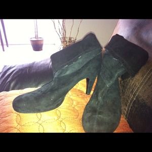 Suede booties