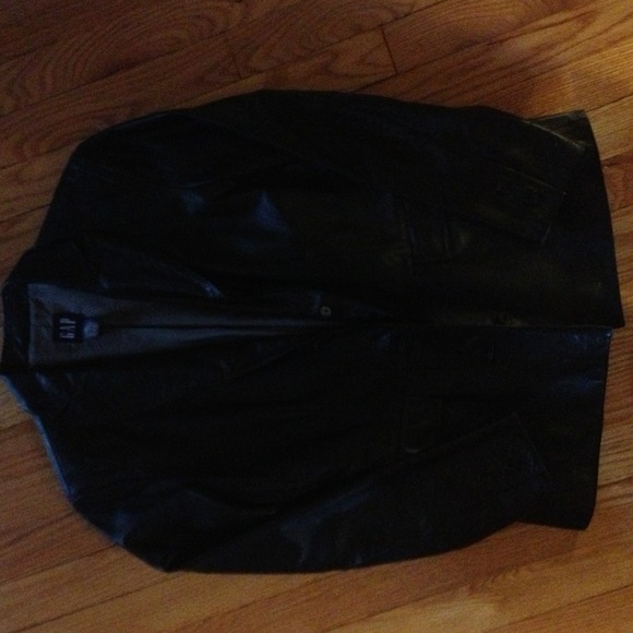Gap leather coat