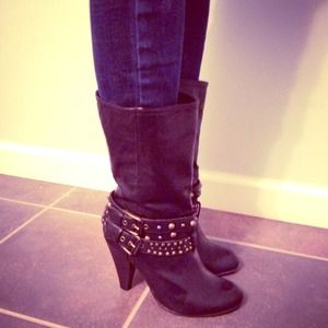 Black MIA Boots Size 6.5