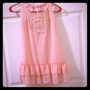 Light pink sheer top