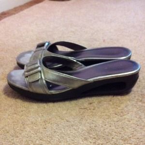 Calvin Klein silver sandal