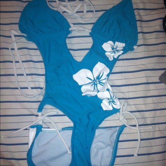 Sexy one piece bathing suit!