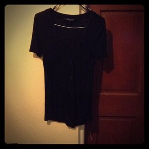 Short sleeve cardigan