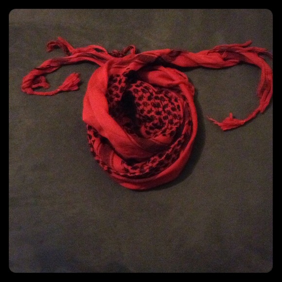 Red scarf
