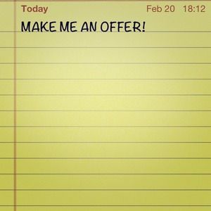 Make me an offer!