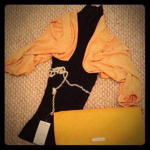 NWT mustard shrug