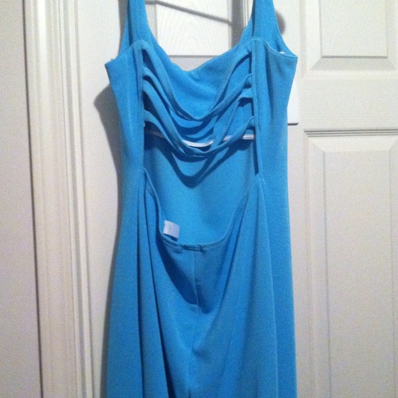 MAKE AN OFFER!! Cute little blue slip dress! - Picture 2 of 4