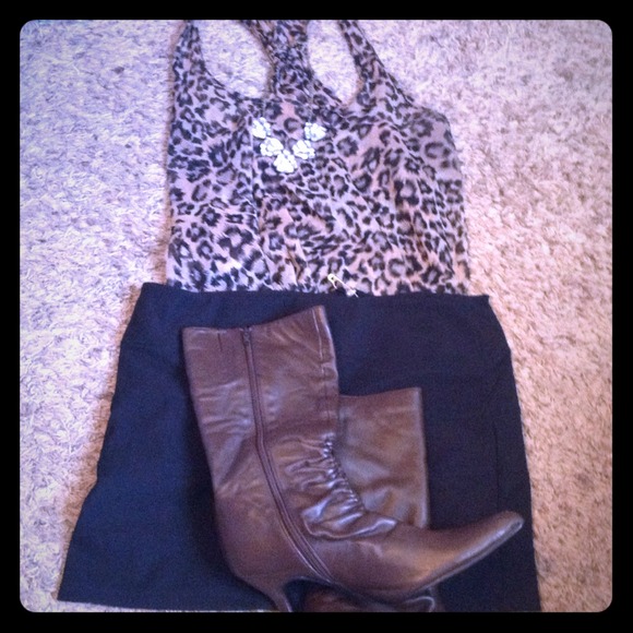 Brown boots