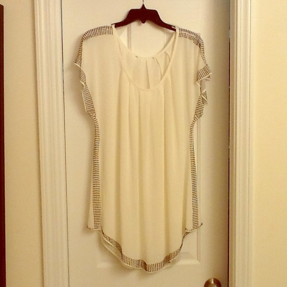 Art Deco Sheer Dolman Tunic