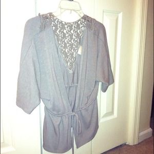 Cute taupe jacket, size S.  Very cute with jeans.