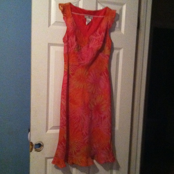 Flowery print dress