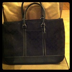 Black coach bag