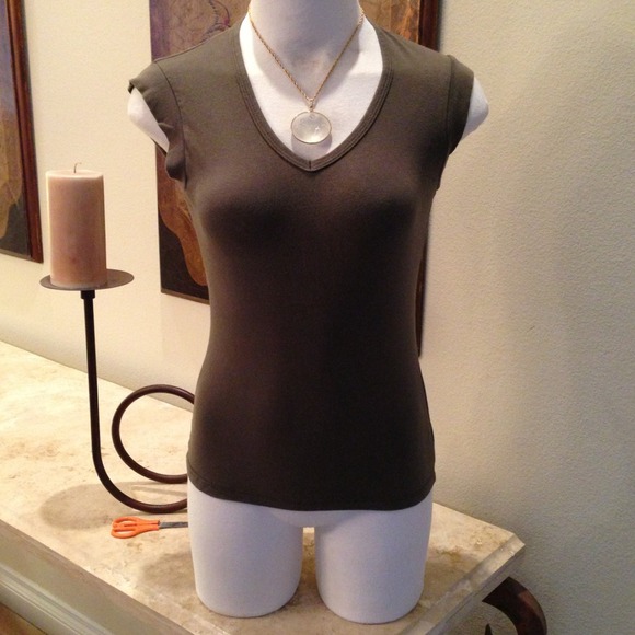 Forever 21 army green blouse