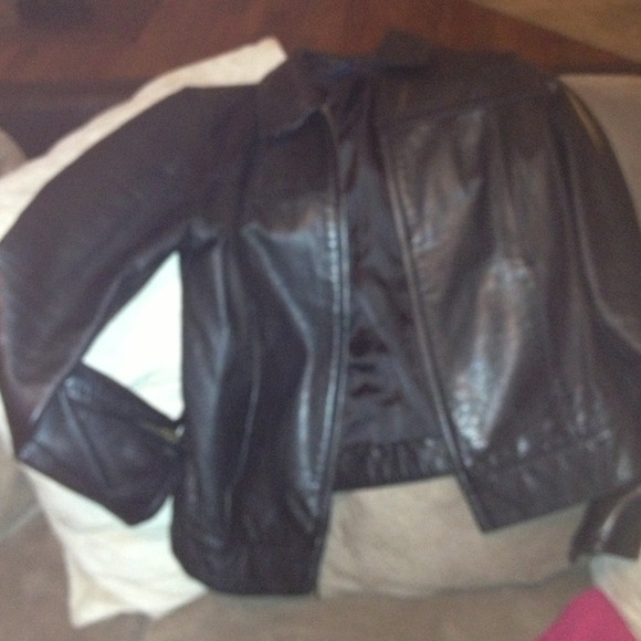 Gap leather jacket