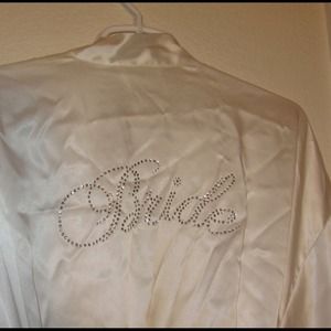 Victoria's Secret silk bride robe