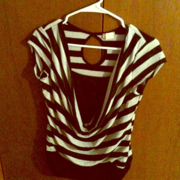 Black and silver worn once has cowl neck nice