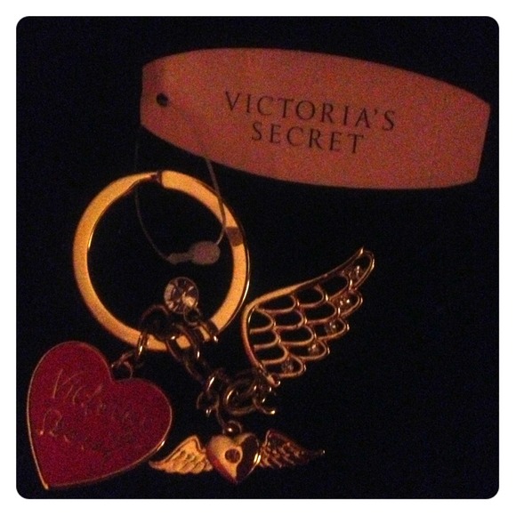 Victoria secret angel keychain NWT