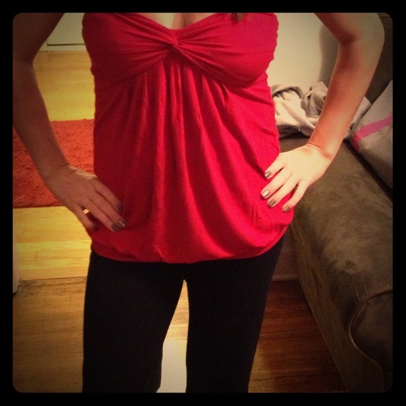 Forever 21 Tops - Red bubble top