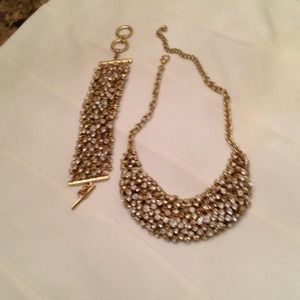 Crystal Necklace and Bracelet