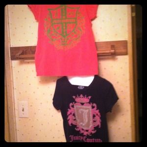Two Juicy Couture shirts