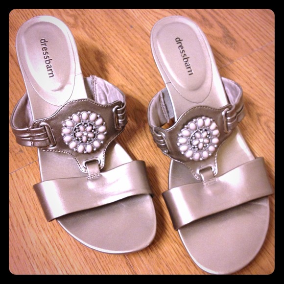 Dress Barn Jeweled sandals