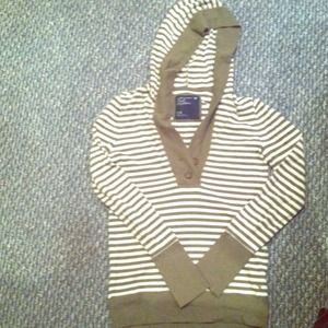 Striped long sleeve women's thermal