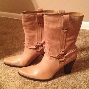 Camel Genuine leather cowboy boots size 10.