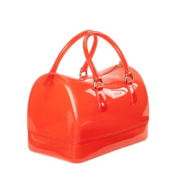Papaya-red Furla Bag